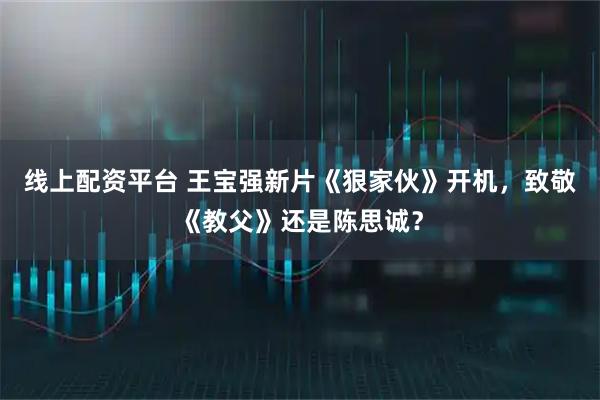 线上配资平台 王宝强新片《狠家伙》开机，致敬《教父》还是陈思诚？
